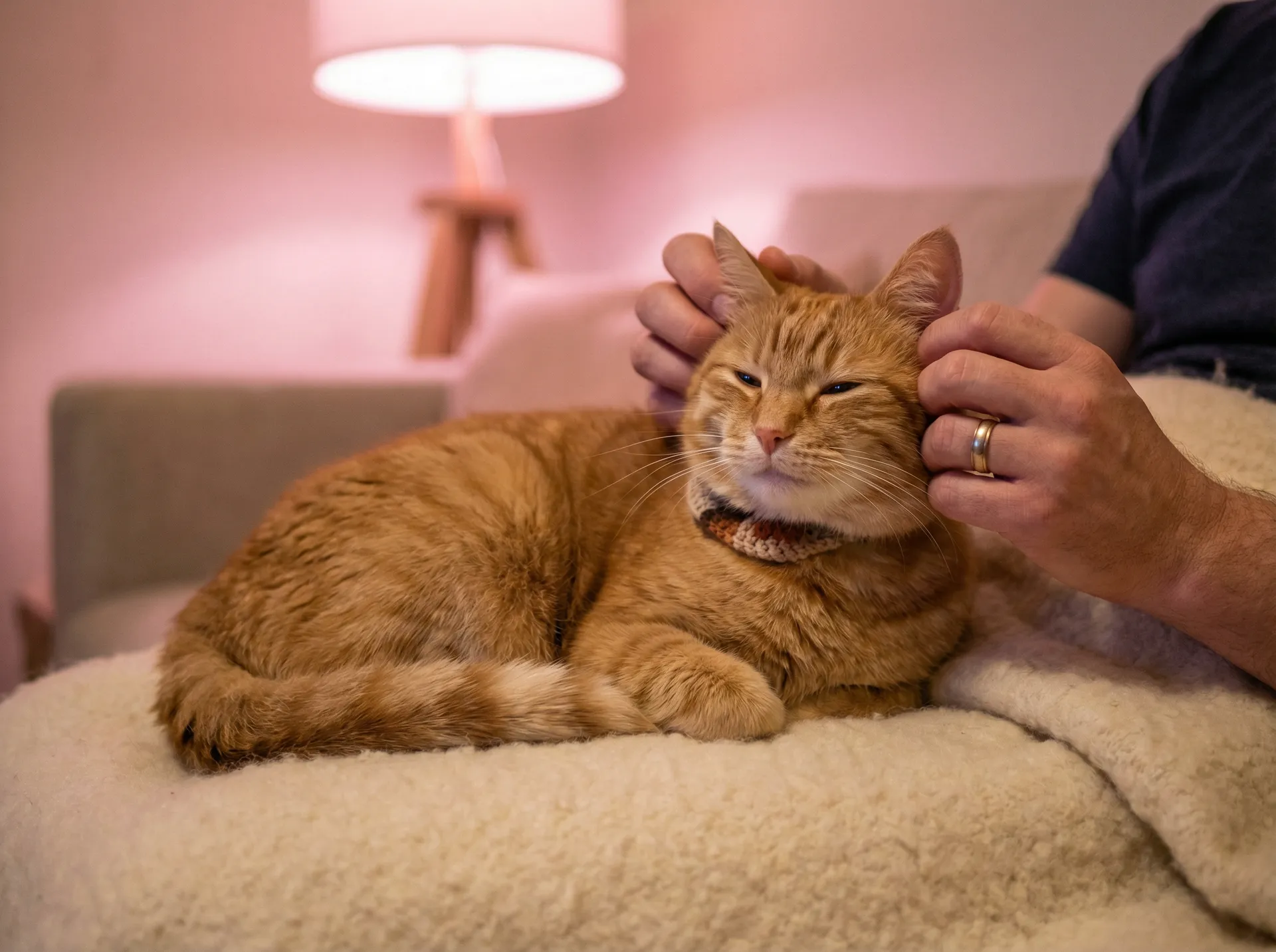 猫咪被温柔抚摸的幸福时刻 - 色戒百度影音